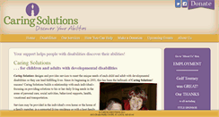 Desktop Screenshot of caringsolutions.org