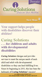 Mobile Screenshot of caringsolutions.org